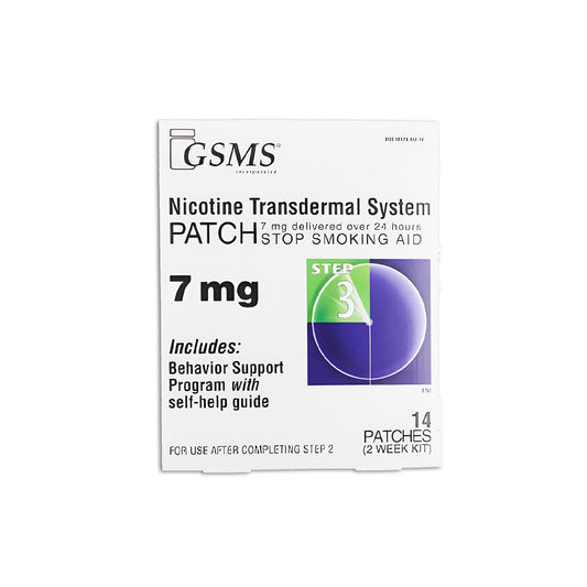 GSMS Step Three Nicotine 14 Day Patches