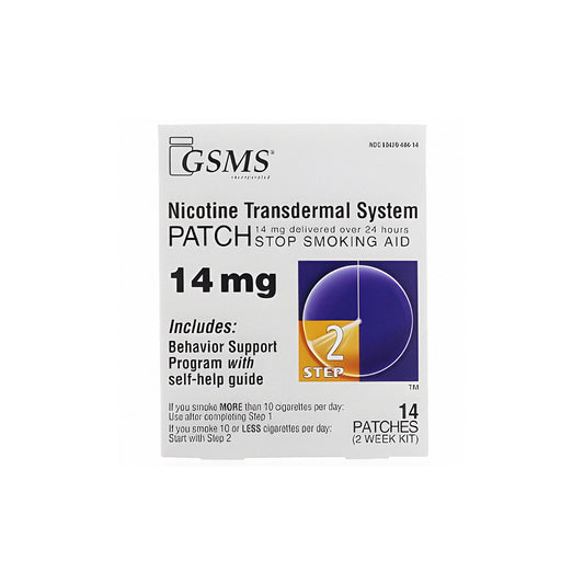 GSMS Step Two  Nicotine 14 Day Patches
