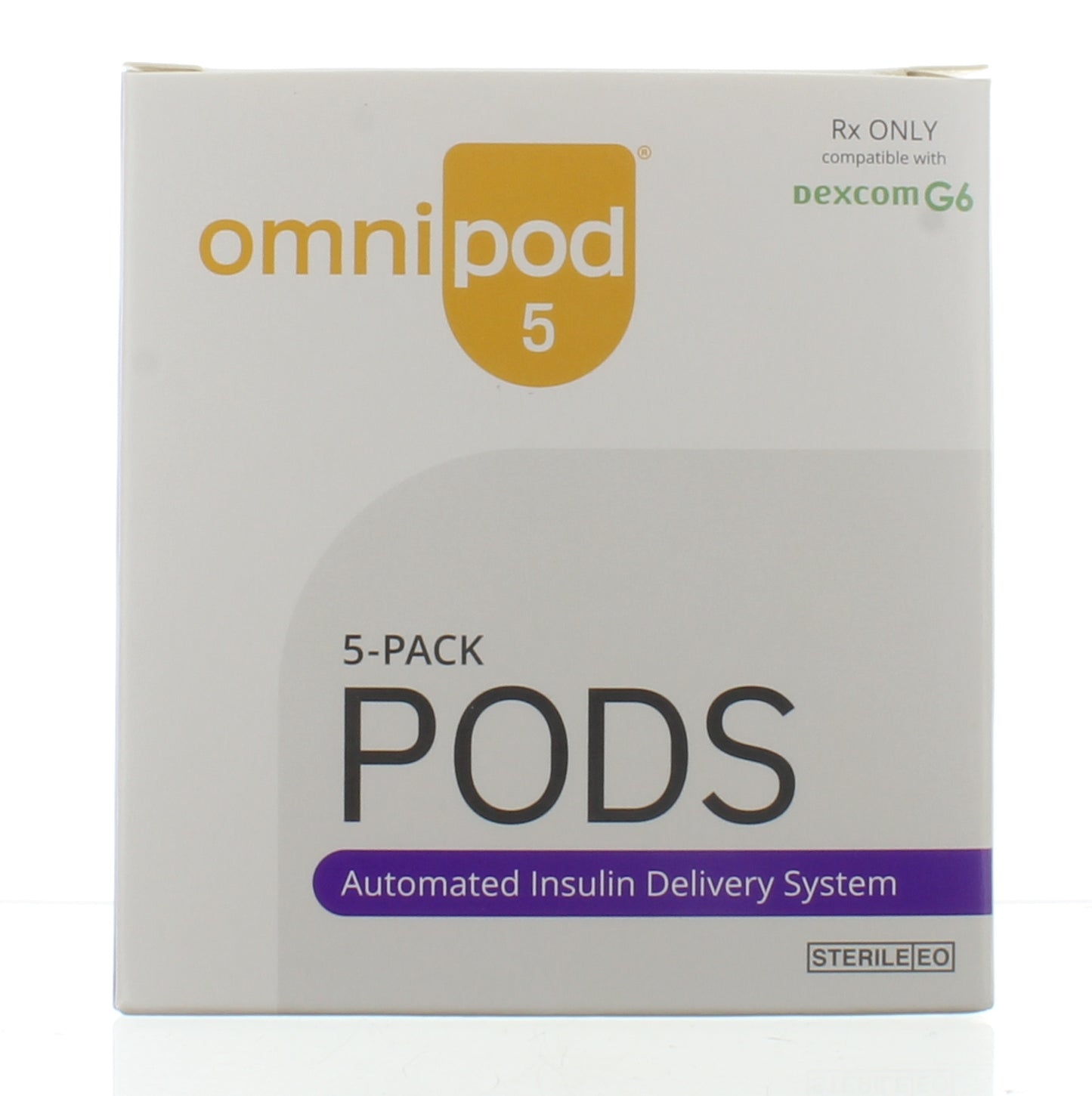 Omnipod5 5pack Dexcom G6 Compatible Automated Insulin Delivery System