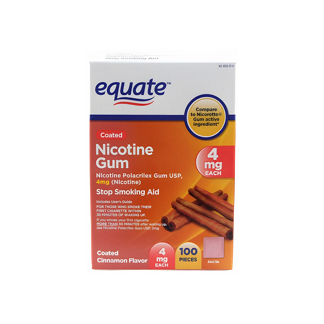 Equate Nicotine Gum 110 Pieces