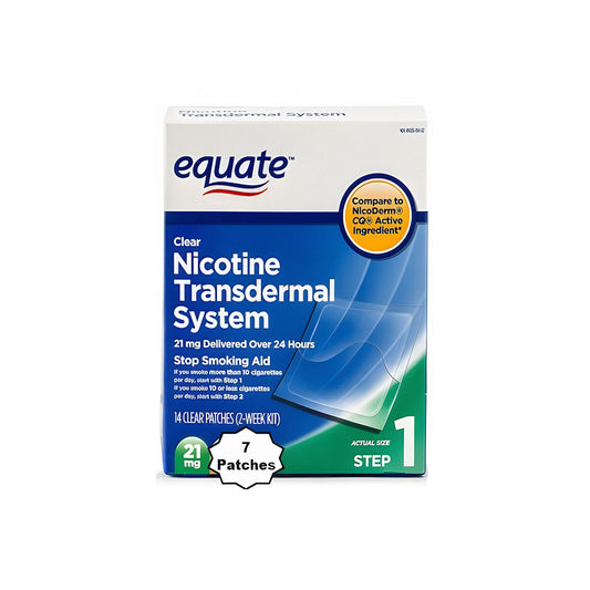 Equate Step One Nicotine 7 Day Patches